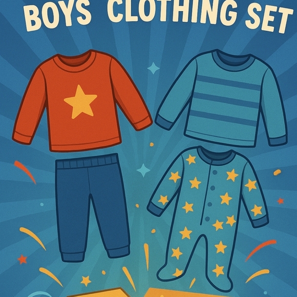 14-Piece boys Clothing BoxNew With Tagssets size range 6 months to 5T